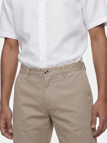 Slimfit Pantaloni eleganți 'SLHPOUL' de la SELECTED pe bej