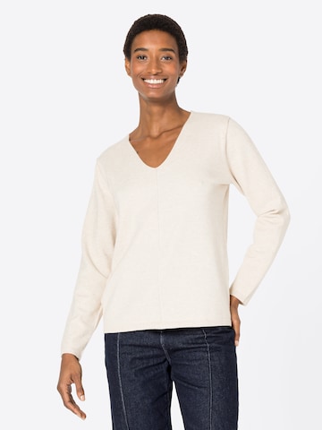 Freequent Pullover 'LAURA' i beige: forside