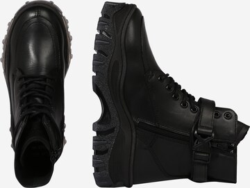 BRONX Lace-Up Ankle Boots 'Jaxstar' in Black