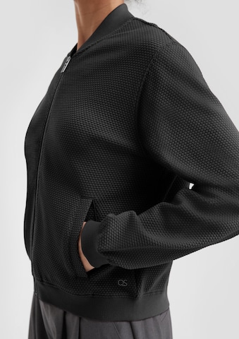 Veste de survêtement QS en noir