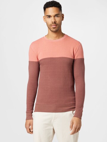 BURTON MENSWEAR LONDON Sweatshirt 'Ottoman' in Pink: front