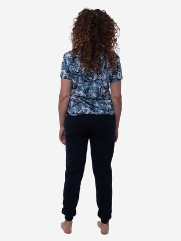 Ammann Pyjama 'Night & Home' in Blauw