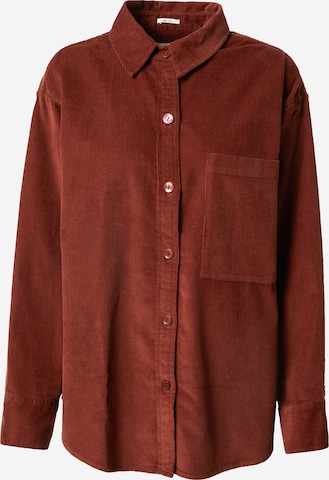 Camicia da donna di Abercrombie & Fitch in rosso: frontale