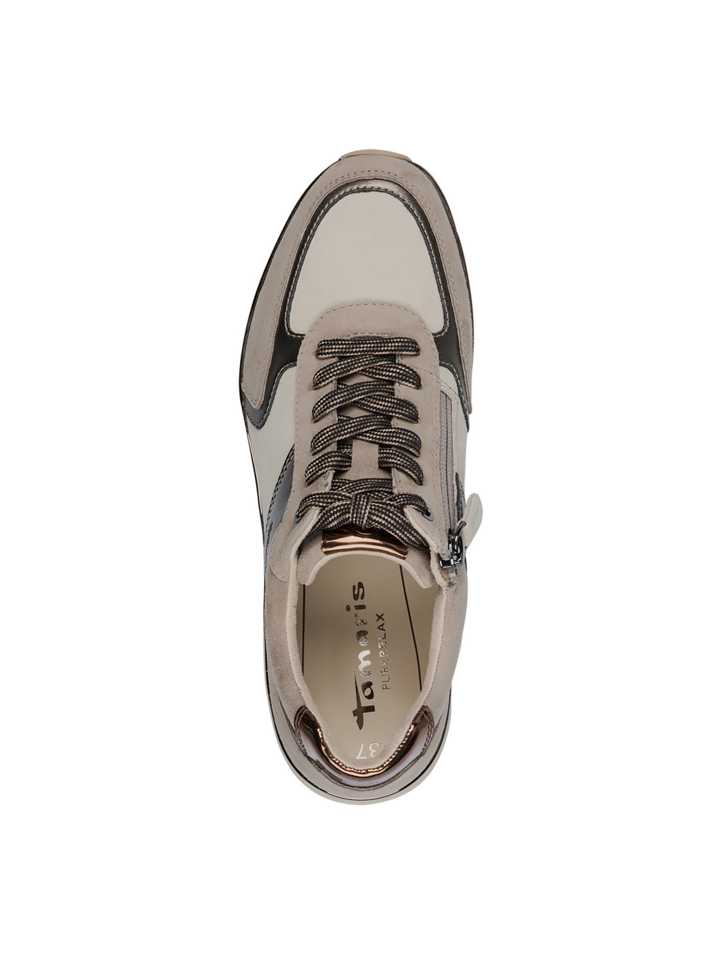 Sneaker bassa di Tamaris in beige