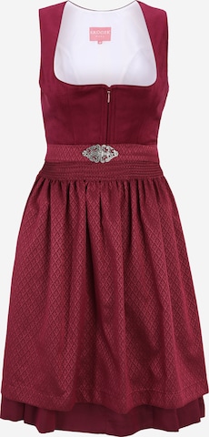 Dirndl Krüger Madl en rouge : devant