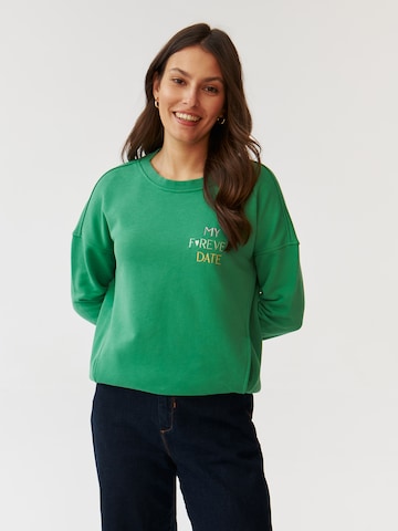 TATUUM Sweatshirt 'Ginger' in Groen: voorkant