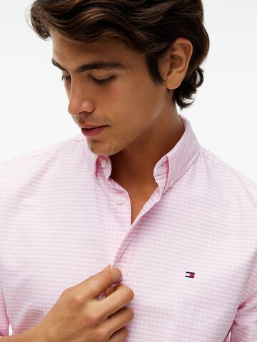 TOMMY HILFIGER Regular Fit Hemd in Pink
