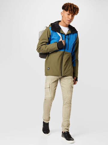 QUIKSILVER Kurtka outdoor 'MULDROW' w kolorze zielony