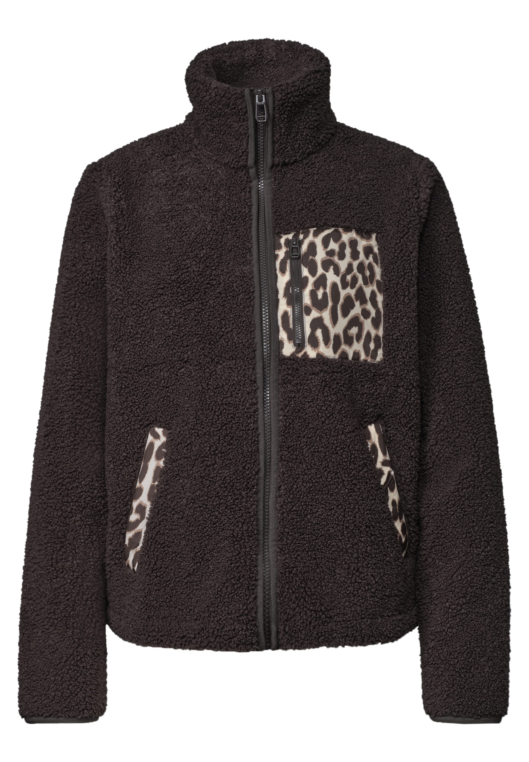 Street One Studio Fleecejacke in Braun: Vorderseite