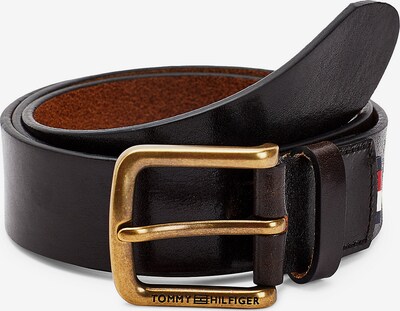 TOMMY HILFIGER Gürtel in navy / dunkelbraun / rot / weiß, Produktansicht