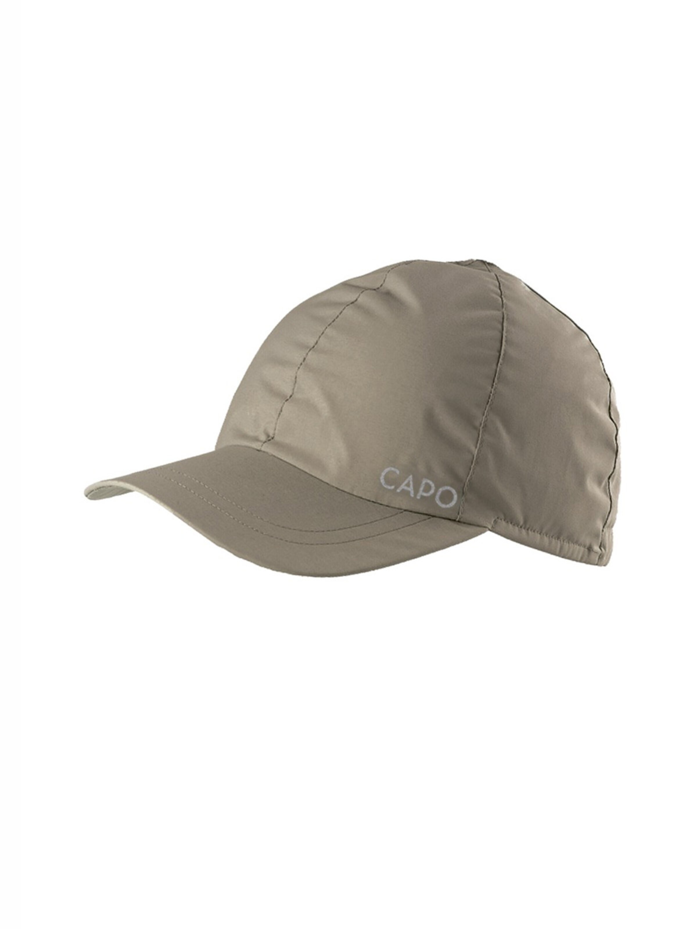 CAPO Cap 'Baseballcap, Sympatex 6-teilig, Reflexbügler, Futter, UV 50' in Grey: front