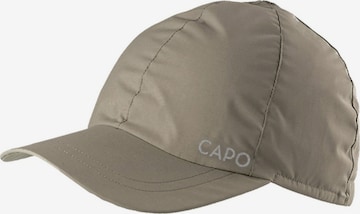CAPO Cap 'Baseballcap, Sympatex 6-teilig, Reflexbügler, Futter, UV 50' in Grey: front