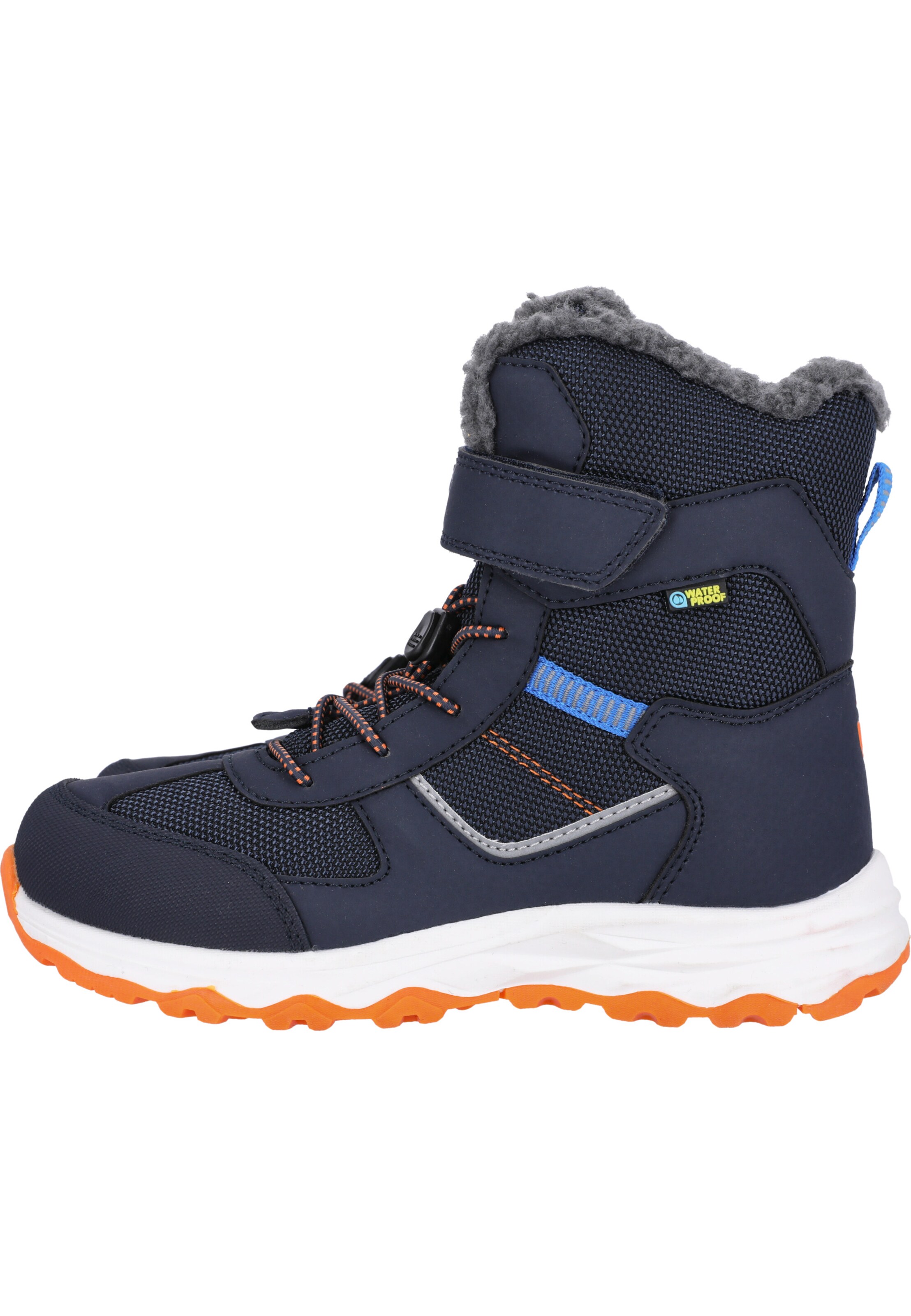 ZigZag Snow Boots in Blue