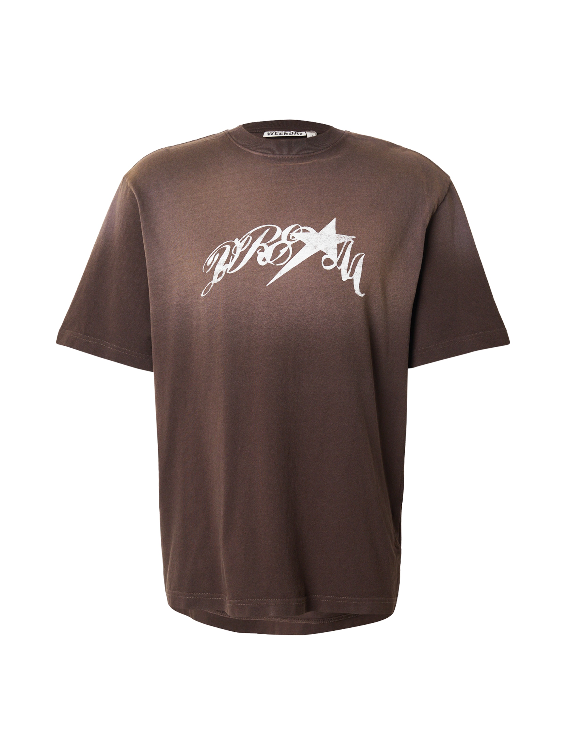 WEEKDAY Shirt in Brown: front