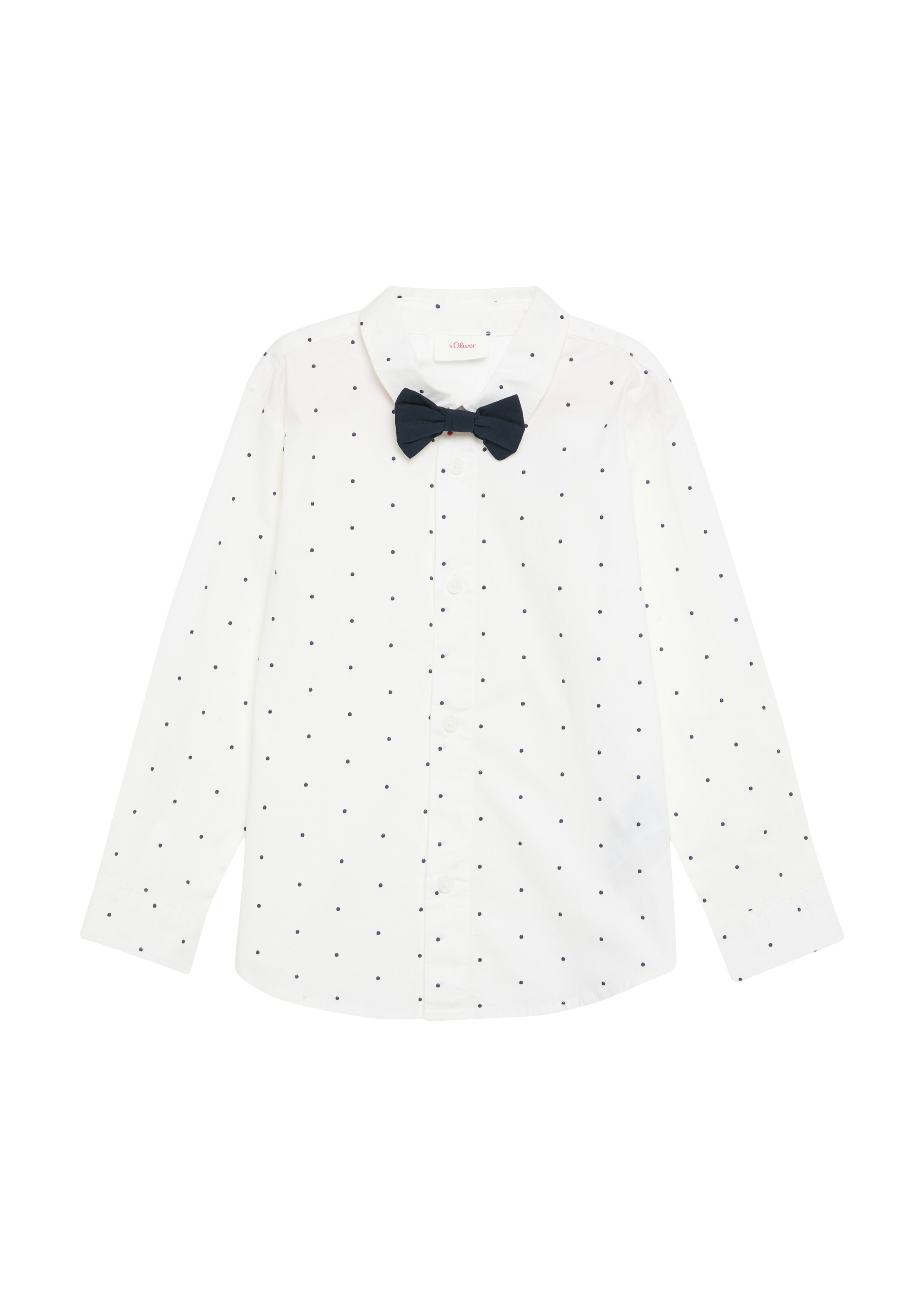 s.Oliver Regular Fit Hemd in Weiß: Vorderseite