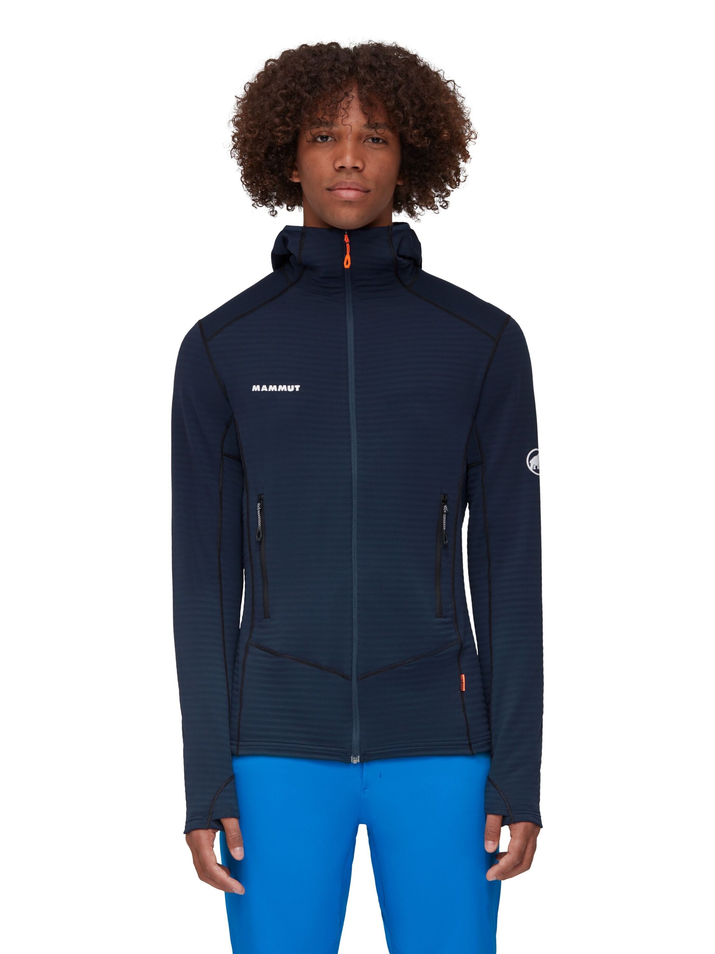 MAMMUT Funktionsfleecejacke ‘Taiss Light’ in Blau: Vorderseite