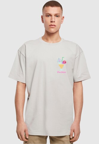 Merchcode Shirt 'Pina Colada' in Grau: predná strana