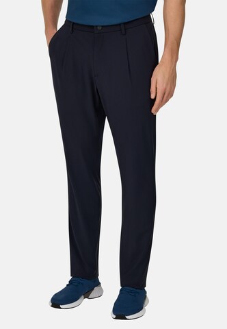 Coupe slim Pantalon Boggi Milano en bleu : devant