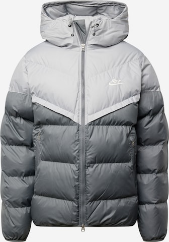 Nike Sportswear Jacke in Grau: predná strana