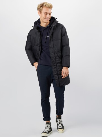 BRAVE SOUL Regular fit Between-seasons coat 'Marvel' in Black