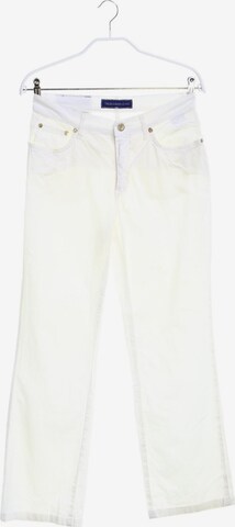 Trussardi Jeans Pants in S in White: front