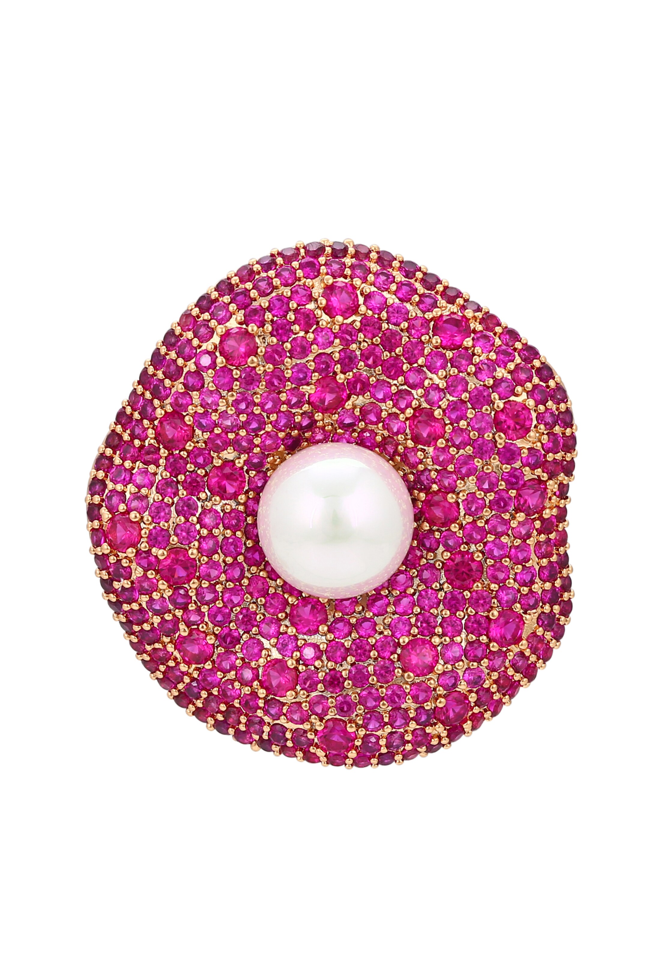 Broche NAEMI en or : devant