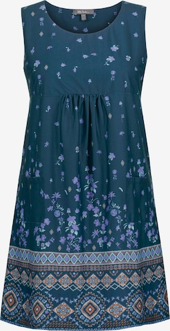 Ulla Popken Summer Dress in Blue: front