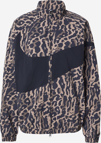 Nike SportswearPrijelazna jakna - crna boja: prednji dio