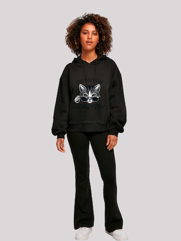 Sweat-shirt 'Kätzchen You Gotta Be Kitten Me!' F4NT4STIC en noir