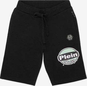 Philipp Plein Shorts 'Racing' in Schwarz: Vorderseite