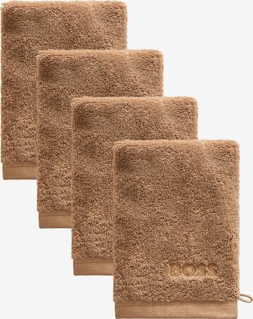 BOSS Washcloth 'LOFT' in Brown: front