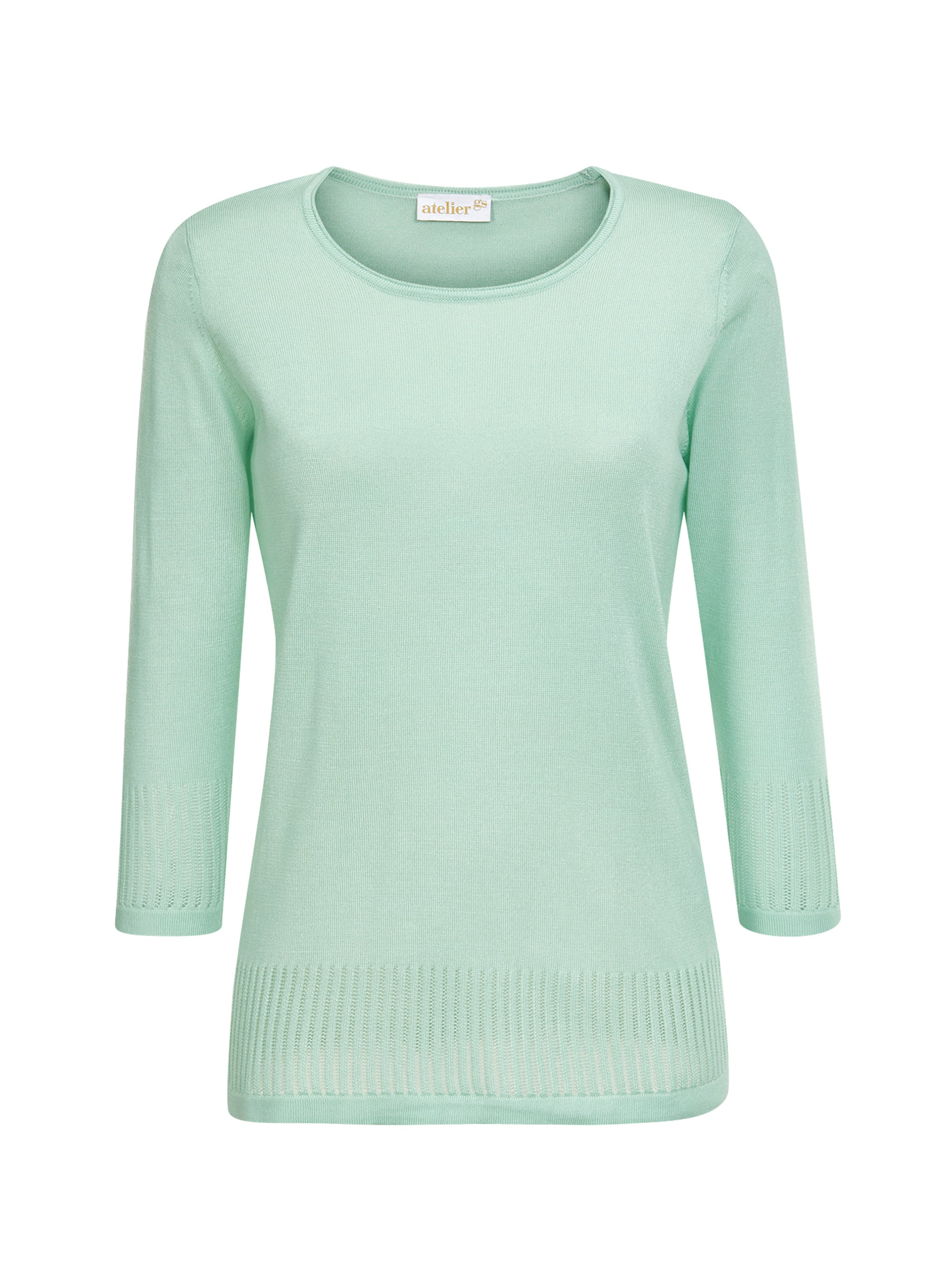 Goldner Trui in Groen: voorkant