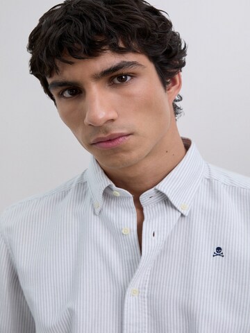 Scalpers Comfort fit Button Up Shirt in Grey