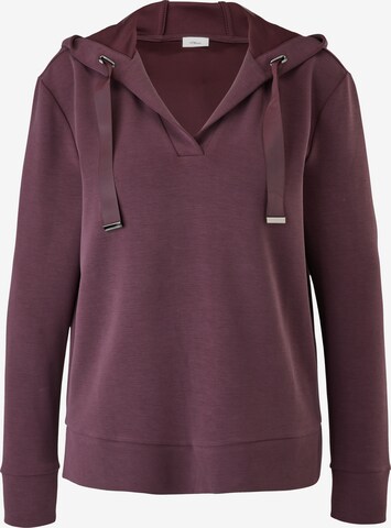 s.Oliver BLACK LABEL Sweatshirt in Purple: front