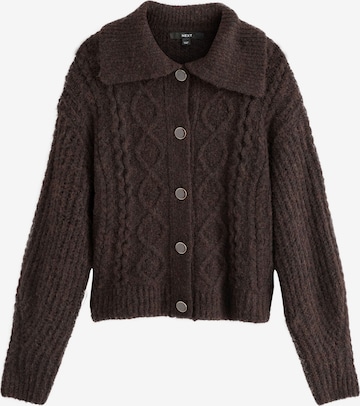 Next Kardigán - barna: elől
