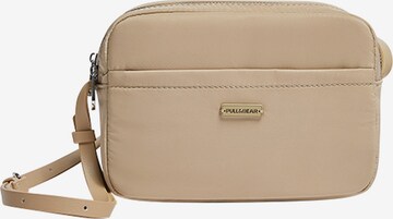 Sac à bandoulière Pull&Bear en beige : devant