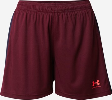 Pantalon de sport 'Challenger' UNDER ARMOUR en violet : devant