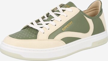 Superdry Sportschuh 'Basket' in Grün: predná strana