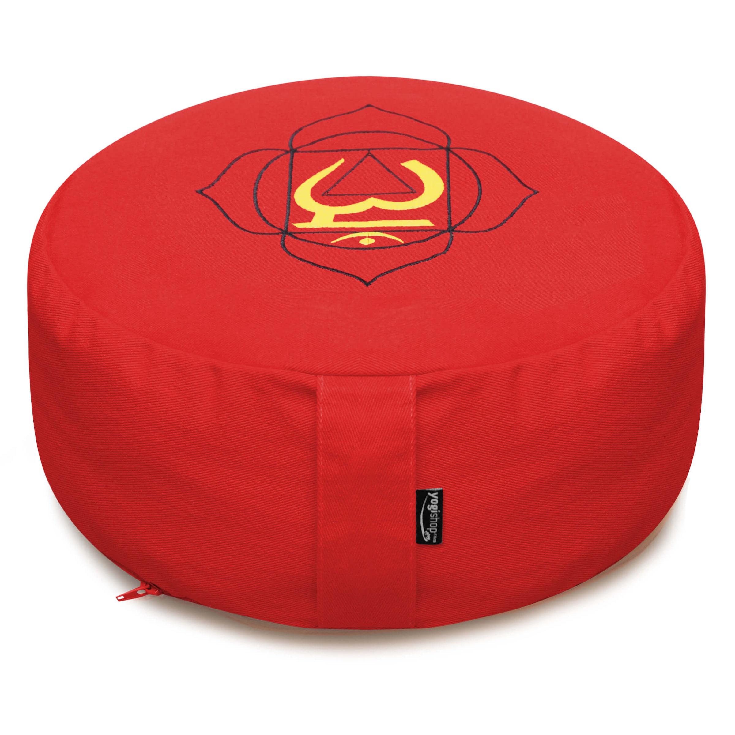 Yogishop Pillow in Red: front