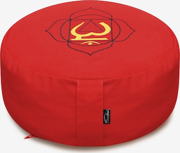 Yogishop Pillow in Red: front
