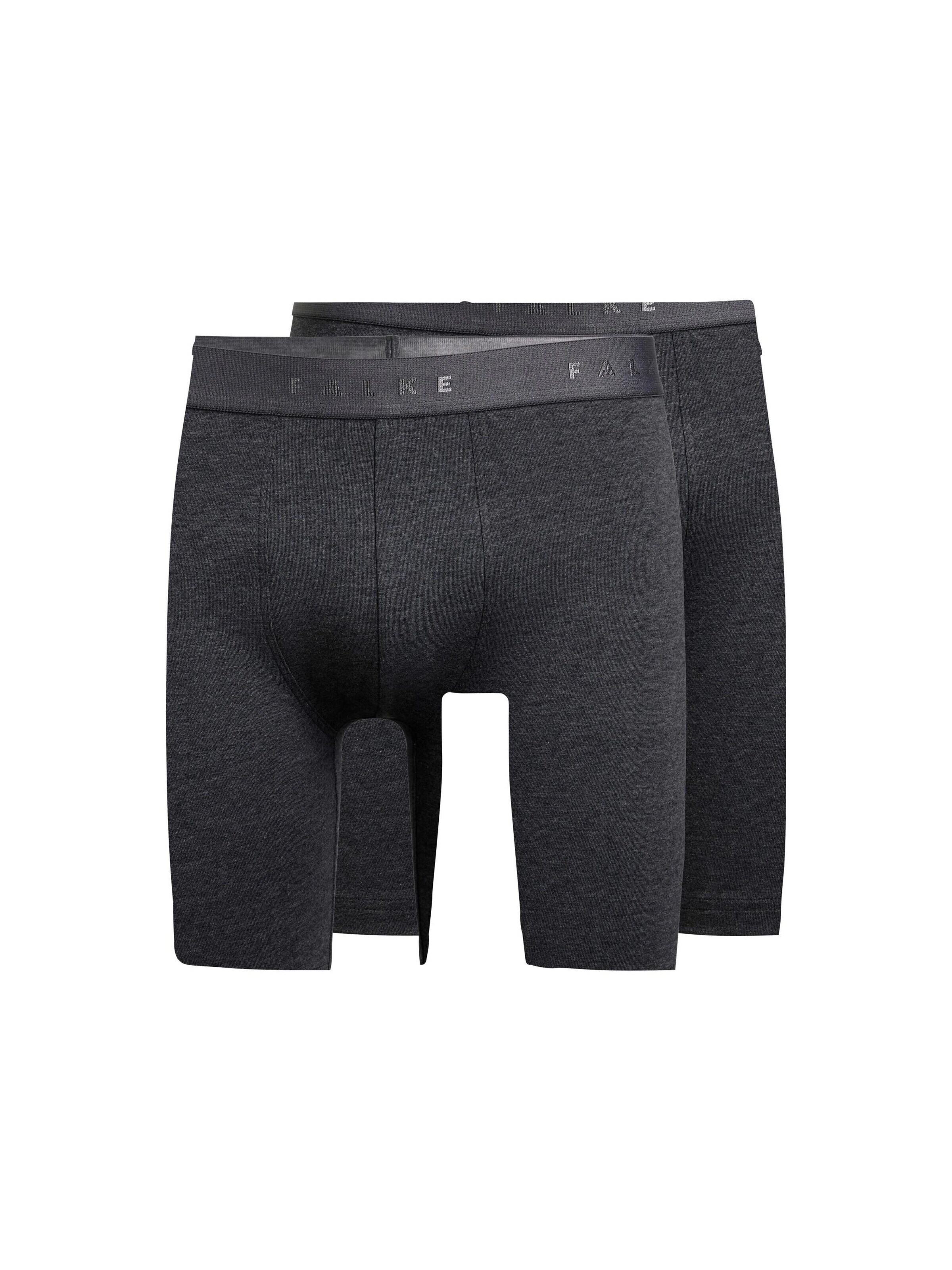 FALKE Boxer shorts '2-Pack Long Leg' in S in Grey, Item view