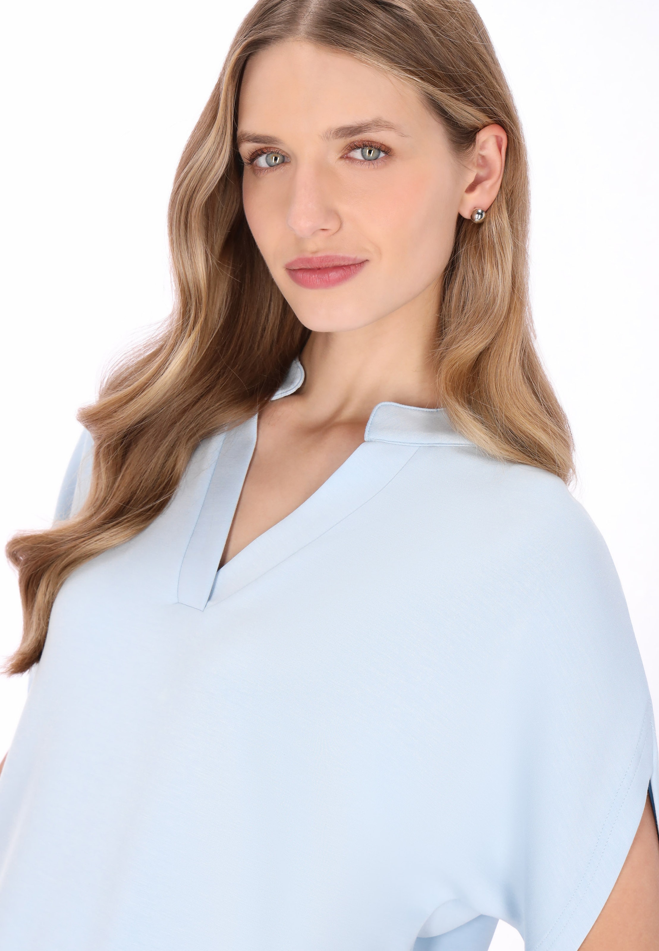 DreiMaster Klassik - Blusa 'Classic' en azul