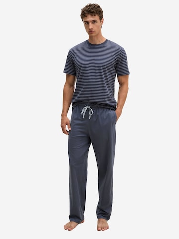 Pyjama long ' Classic ' Marc O'Polo en bleu : devant
