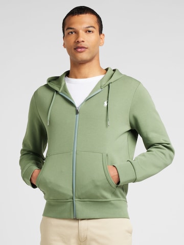 Polo Ralph Lauren - Casaco em moletão em verde: frente