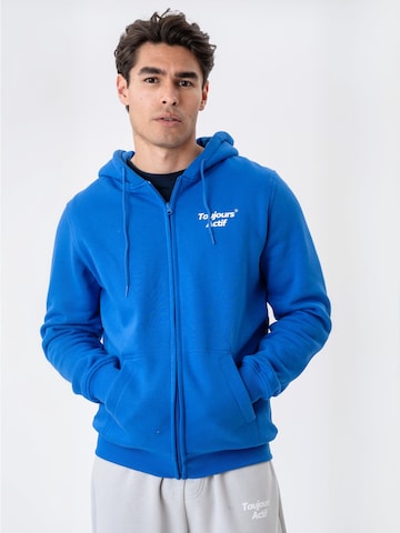 Pull-over ' Apres ' Toujours Actif en bleu : devant
