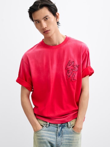 Desigual Тениска 'Mickey' в червено