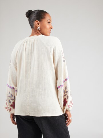ONLY Carmakoma Blouse 'CARBLAKE' in Grey