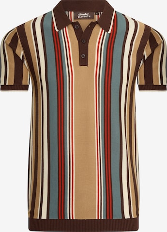 4funkyflavours Shirt 'Twice' in Gemengde kleuren: voorkant