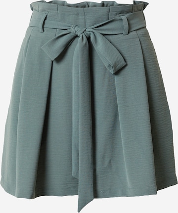 ABOUT YOU Wide leg Pleat-Front Pants 'Lia' in Green: front