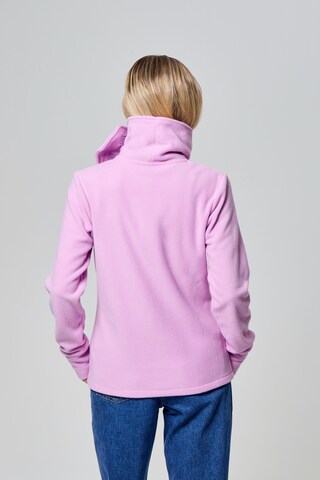 BENCH Fleecejacke 'Funnel' in Lila